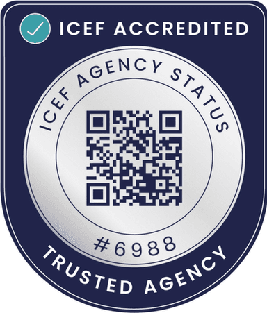 ICEF Accredited — Trusted Agency #6988